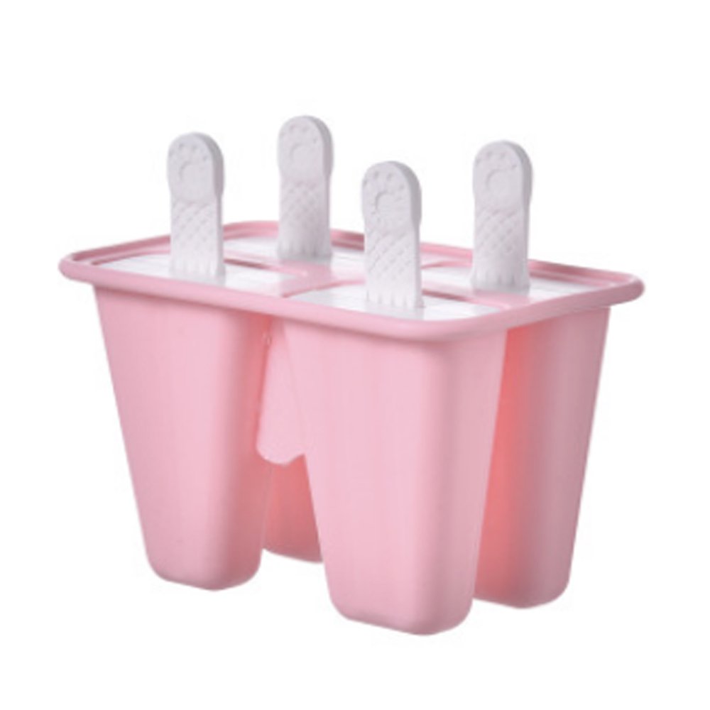 FOCUSNORM Popsicle Mold 4/6 Pieces Silicone Ice Pop Molds Reusable Ice