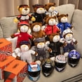 thumbnail image 4 of Muñeco de peluche creativo con forma de motocicleta, bonito casco de locomotora, decoración genial para habitación, regalos de cumpleaños exquisitos para novios, 4 of 5