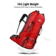 thumbnail image 4 of Mochila de senderismo de 60L, resistente al agua, para escalada, acampada, para viajes y de día, 4 of 8