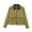 Army Green, variant on Women's Spring And Winter Turtleneck Zippered Pocket Corduroy Stitching Leather Collar Jacket Baseball Jacket Long-sleeved Jacket Coat