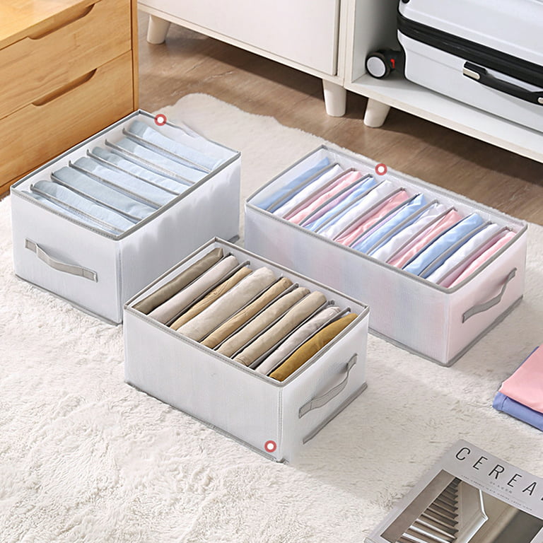 Storage Box with Handle Strong Bearing Compartment Stackable