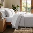 thumbnail image 4 of Bare Home Down Alternative Comforter Set - 3-Pieces - All Seasons - Full, Light Gray, 4 of 10