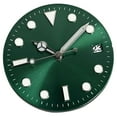 thumbnail image 4 of Esfera de reloj de 28,5 mm para modificación de movimiento NH36/NH35, elegante, verde luminoso, 4 of 8