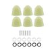 thumbnail image 1 of 6 PCS/ Set Tuning Pegs Machine Heads Acrylic Buttons for Guitar(Green), 1 of 4