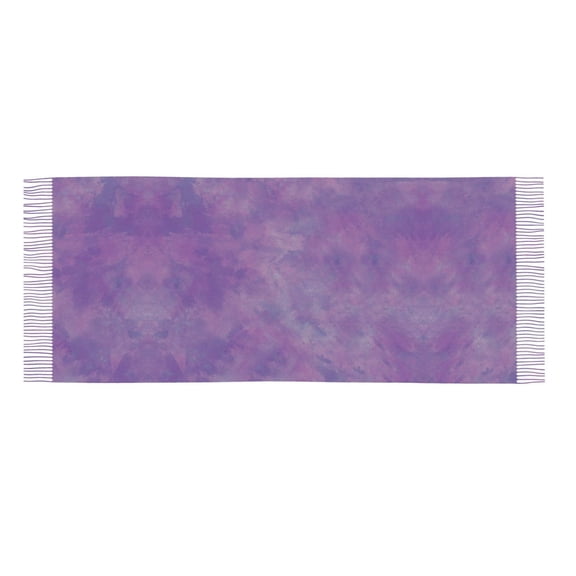 Women Purple Paint Scarf Large Shawls For Travel Office