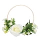 thumbnail image 3 of Corona de flores de boda, corona de flores artificiales duradera para mujeres/nias para novia/dama de honor para cumpleaos/Navidad/fiesta de festival para boda LHCER Descripción de la referencia, 3 of 8