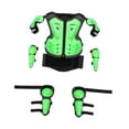 thumbnail image 2 of funtasica Kids Motorcycle Body Chest Protector for Motocross Skating Riding Children Green, 2 of 8