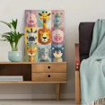 thumbnail image 5 of Abstract Geometric Safari Animal Canvas Print, Wall Art for Living Room Bedroom Office Nursery Playroom, 5 of 8