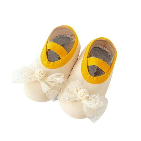 

Eashery Baby Boys Girls Shoes Canvas High-Top Ankle Sneakers for First Walkers Baby Boys Casual Slip-on Shoes Baby Shoes (Yellow 9)