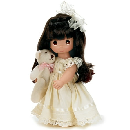 Precious Moments Dolls by The Doll Maker, Linda Rick, Cherish Me Always Brunette, 12 inch doll