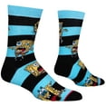 thumbnail image 3 of Cool Socks, Men's Funny Designer Novelty Socks, Squarepants Crew, Adult Large, 3 of 6