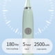 thumbnail image 4 of Xihbxyly Cepillo de Dientes Eléctrico, 3 Cabezales, 5 Modos de Limpieza, Ipx7 Resistente Al Agua, Carga Rápida, Batería de Larga Duración, Recargable Por Usb, Limpieza Suave y Eficaz, Blanco, Verde,, 4 of 7