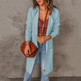 thumbnail image 3 of Vedolay Long Cardigans for Women Long Sleeve Open Front Sweaters Coat 2023 Blue,M, 3 of 3