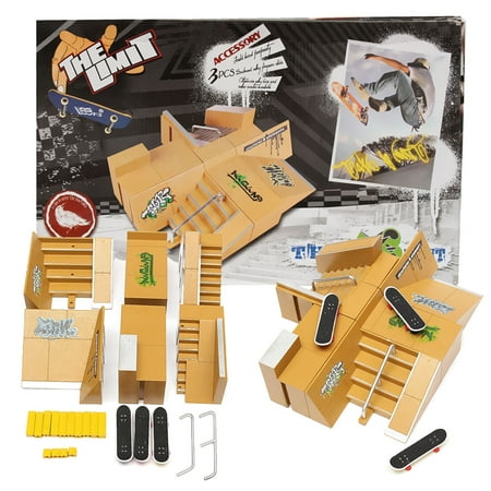 Skate Park Ramp Parts For Tech Deck Finger Board Fingerboard Kids Children Gift