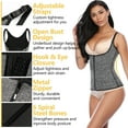 thumbnail image 5 of FITVALEN Waist Trainer Vest for Women Zipper Corset Body Shaper Tummy Control Neoprene Cincher Tank Top with Straps, 5 of 7