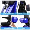 thumbnail image 5 of QEEKA All Terrain Heavy Duty 4 Wheel Electric Mobility Scooter for Adults & Seniors,1000W Motor,500 LBS Capacity,Long Range Battery,Blue, 5 of 7