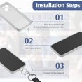 thumbnail image 4 of Versatile 50 Pcs Phone Lanyard Tab Universal Phone Tether Patches TPU Replacement Patches Compatible Telephone Case Cell Smartphone Case Safety Lanyard Non Adhesive - Ideal for gardening requirements, 4 of 5