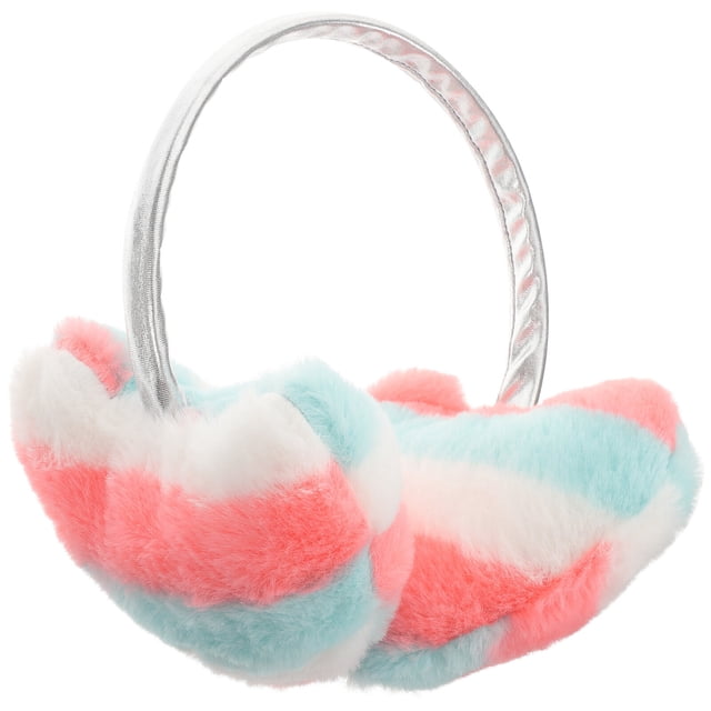 Miangastore Earmuffs Plush 1Pcs 6.7X6.3In Heart Shaped Cute Design For Winter Season