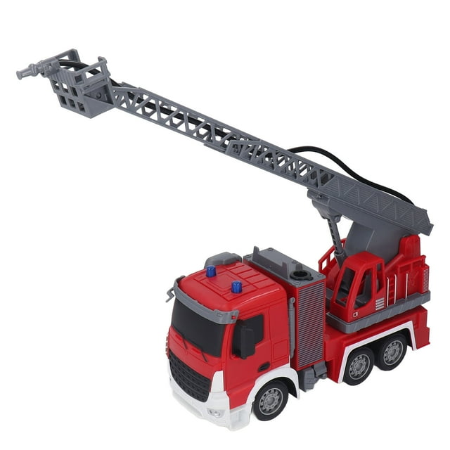 Camión de Bomberos RC de Juguete ANGGREK Escala 1:20 control remoto Luces LED