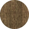 thumbnail image 1 of Ahgly Company Indoor Round Abstract Brown Modern Area Rugs, 5' Round, 1 of 4
