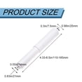 thumbnail image 3 of Jierger 2Pcs White Toilet Paper Holder, Retractable Plastic Tissue Roller Dispenser, SpaceSaving Bathroom Organizer, Easy To Install Toilet Tissue Holder, Durable Bathroom Tissue Storage Accessory, 3 of 9