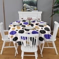 thumbnail image 2 of Leopard Print Round Tablecloth 70x70in(178x178cm) – Waterproof Polyester Table Cover with Full Print Design, Wrinkle Resistant & Washable for Kitchen Dining Party Decor, 2 of 6