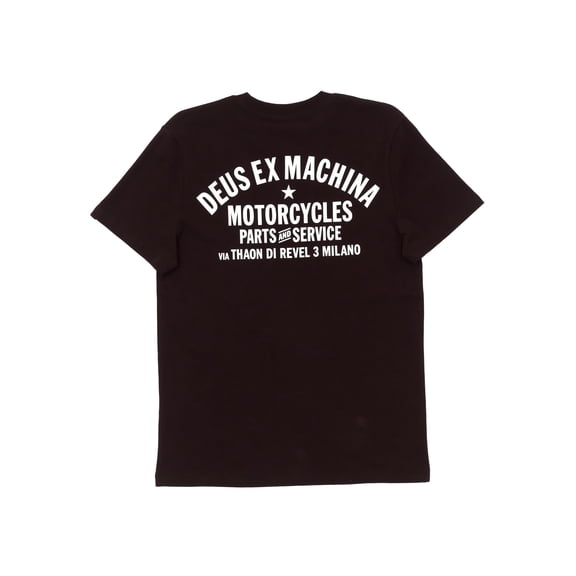 Deus Men's Milano Address T-Shirt Choc Plum DMW41808D CPM