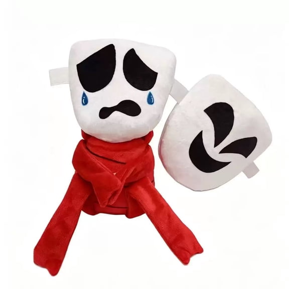 The Amazing Digital Circus Gangle Plush Toy, Cute Stuffed Figure Doll with 2‑Replaceable Masks, Soft Cartoon Plushie for Bedroom Desktop Decor