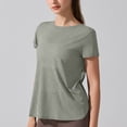 thumbnail image 6 of Otntypg Women's Short Sleeve Athletic Shirts Open Back Workout Tops Ultra-Light Sheer Quick Dry Loose Fit Gym Running Yoga T-Shirts, 6 of 8