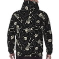 thumbnail image 5 of Hoodies for Men - halloween skull leaf Long Sleeve Comfrt Men'S Fashion Hoodies & Sweatshirts, Sweatshirts for Men Hoodies Pullover Clothing Clothes with Pouch, 5 of 7