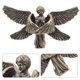 thumbnail image 2 of Mini estatuilla de Ángel, artesanías de latón, decoración de escritorio, estatua de Ángel Vintage, figura de Ángel de latón para escritorio, 2 of 7