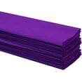 thumbnail image 1 of Crepe Paper Folds (20 Sheets) - 20 Inches Wide by 3.2 Feet Long - Mexican Crepe Paper -21 Assorted Color (Purple), 1 of 7