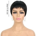 HMOONORY Cut Wig Human Hair Short Cut Wigs for Black Women Human Hair
