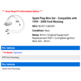 thumbnail image 2 of Spark Plug Wire Set - Compatible with 1999 - 2000 Ford Mustang, 2 of 2