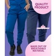 thumbnail image 3 of MISS POPULAR Women’s Scrub Joggers Stretch Fabric Multiple Pockets Medical Professionals Nurses, Doctors, 3 of 6
