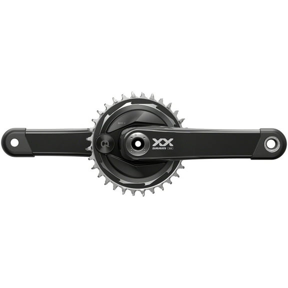 SRAM XX Eagle T-Type AXS Power Meter Wide Crankset - 175mm 12-Spd 32t Chainring DM Thread Mount PM Spider DUB Spindle Interface Blk