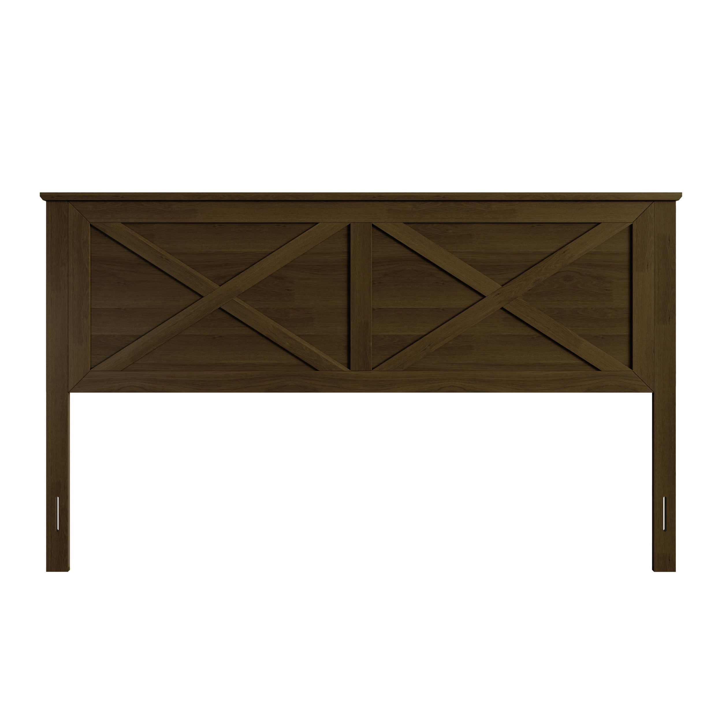 Home Design Raleigh King Wood Headboard, Brown