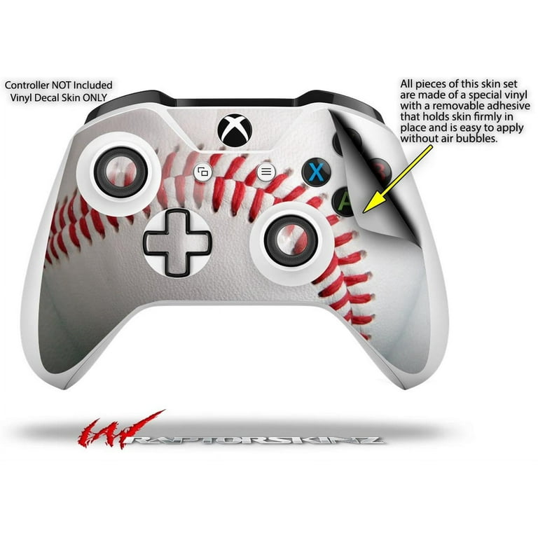 WraptorSkinz Vinyl Skin Wrap For Xbox One Controller – Chrome Skull Design On White (Controller Not Included)
