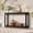 Black, variant on UZUGUL Black Console Sofa Table, Mid-Century Modern, Double Layer Display, Space-Saving, for Small Apartment Foyer