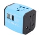 thumbnail image 2 of Adaptador de corriente universal Estación de carga de viaje con dos puertos USB Adaptador de enchufe internacional, 2 of 12