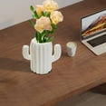 thumbnail image 6 of Eoozwa Plastic Vase, Cute Flower Vases, Cactus Small Vase for Flowers, Decorative Unique Vases for Centerpieces Home Living Room Dining Table Office Decor, 6 of 6