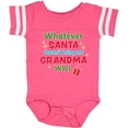 thumbnail image 3 of Inktastic Christmas Whatever Santa Doesn't Bring Me Grandma Will Boys or Girls Baby Bodysuit, 3 of 5