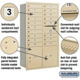 thumbnail image 2 of SALSBURY INDUSTRIES 3715D-18SRP Horiz Mailbox,Prvt,20Dr,Sand,RL,55in, 2 of 3