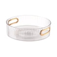 thumbnail image 1 of Tocadiscos transparente, organizador de armario, bandeja de tocador, soporte de F-Blanco 28.2cmx8.5cm, 1 of 6
