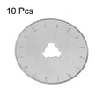 thumbnail image 3 of Rotary Cutter Blades 28mm SK5 Steel for Sewing, Silver Tone, 10 Pieces, 3 of 6