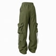thumbnail image 6 of CQONEPT Cargo Pants for Women High Waist Baggy Casual Baggy Comfy Parachute Trousers Loose Fit Y2k Streetwear Hiking Pant with Pockets XL, 6 of 7