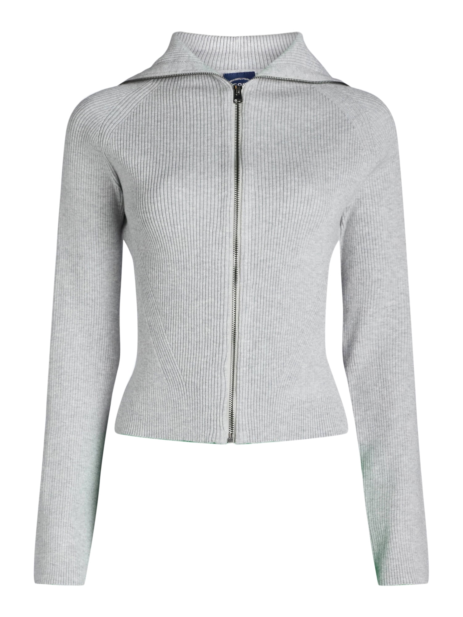YOKE / RIB ZIP-UP CARDIGAN – carol ONLINE STORE