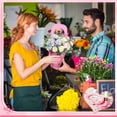 thumbnail image 4 of 96 Pcs Valentine's Day Floral Boxes Bulk with Handle Pink Red Flower Gift Bags Florist Gift Packaging Arrangements Bouquet Holder for Birthday Wedding Mother's Day Bridal Party Decor, 4 of 6