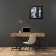 thumbnail image 4 of Wild Apple Portfolio 20x20 Black Modern Framed Museum Art Print Titled - Geometric Deco II BW, 4 of 5