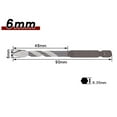 thumbnail image 1 of MYG For PVC Pipes Drilling Tile Drill Bit Hexagonal Shank Drill 40CR Steel, 1 of 7